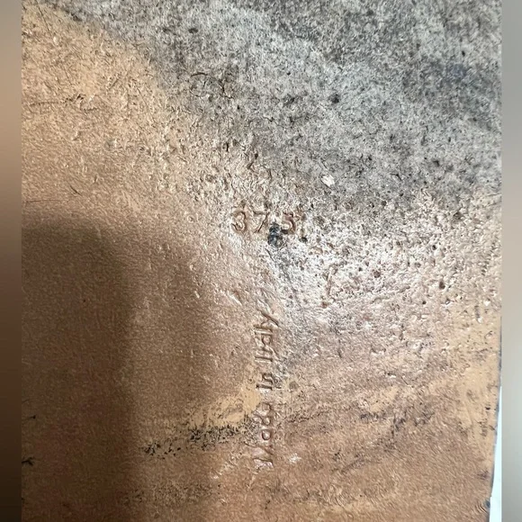 Celine White Leather Grommet Sandals 37.5 Flat Ankle Strap Made in Italy - Picture 7 of 16